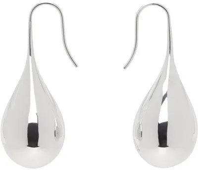 By Pariah Silver Large Drop Earrings