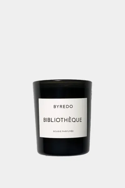 Byredo Bibliotheque Scented Candle 2.4oz In Black