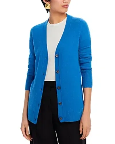 C By Bloomingdale's Cashmere Grandfather Cardigan - Exclusive In Lagoon