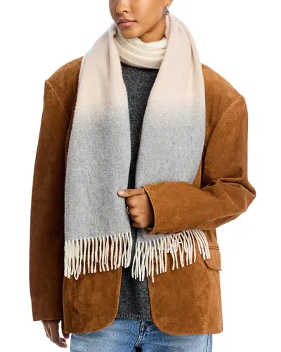 C By Bloomingdale's Cashmere Ombre Oversized Scarf - Exclusive In Grey