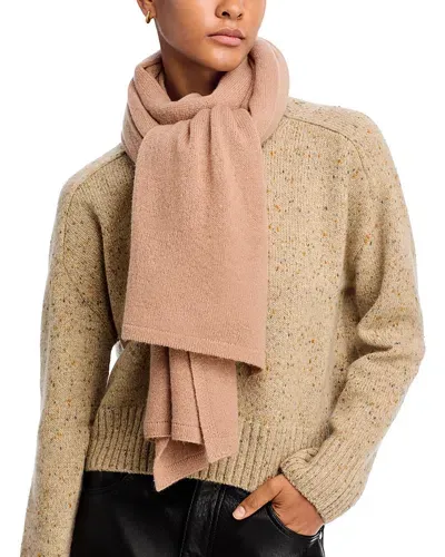 C By Bloomingdale's Cashmere Oversized Knit Scarf - Exclusive In Camel