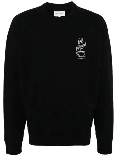 Café Kitsuné Cafè Kitsuné Sweaters In Black