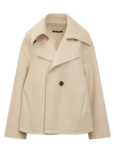 Calcaterra Coat In Beige