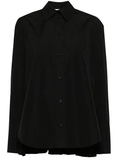 Callas Milano Edie Pleated Shirt In Black