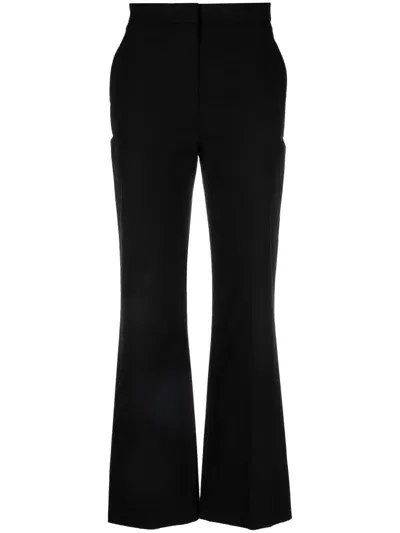 Callas Milano Cropped-hose Mit Hohem Bund In Black