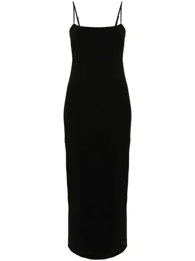 Callas Milano Mira Jersey Midi Dress In Black