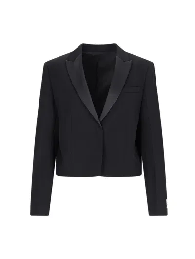 Calvin Klein Blazer Crop In Black  