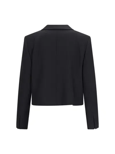 Calvin Klein Blazer Crop In Black