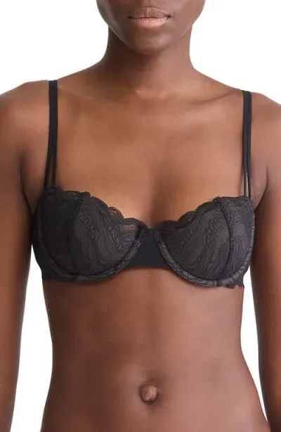 Calvin Klein Instinct Balconette Bra In Black