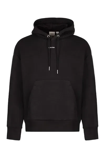 Calvin Klein Hooded Sweatshirt In Black