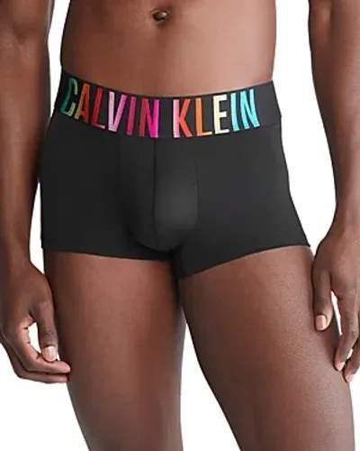 Calvin Klein Intense Power Pride Trunks In Ub Black