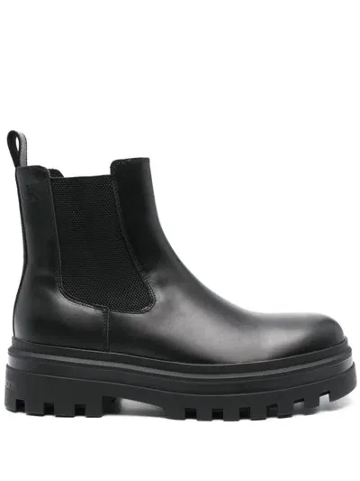 Calvin Klein Jeans Est.1978 Chunky Chelsea Boots In Black