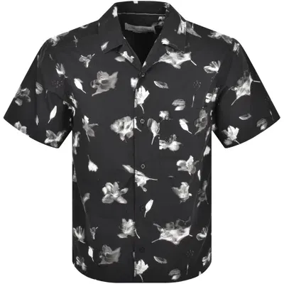 Calvin Klein Jeans Floral Print Shirt Black