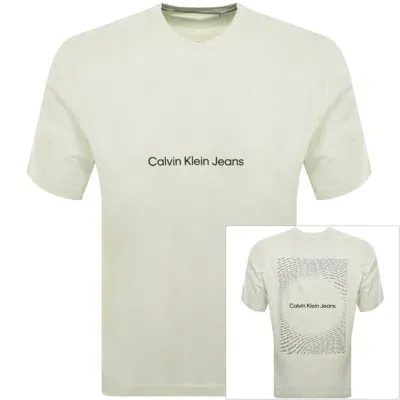 Calvin Klein Jeans Logo T Shirt White