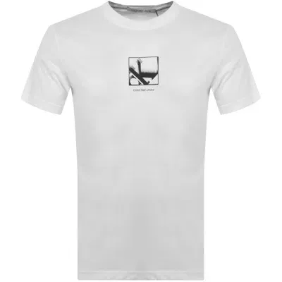 Calvin Klein Jeans Logo T Shirt White