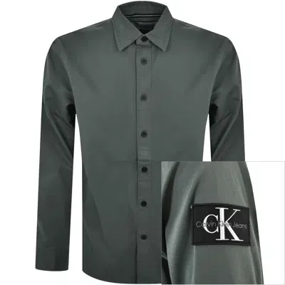 Calvin Klein Jeans Relaxed Long Sleeve Shirt Grey