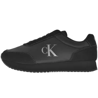 Calvin Klein Jeans Retro Runner Trainers Black