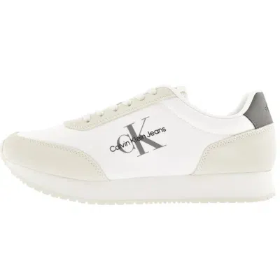 Calvin Klein Jeans Retro Runner Trainers White