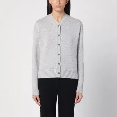 Calvin Klein Light Grey Wool And Cashmere Cardigan