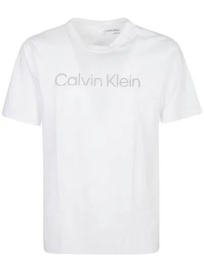 Calvin Klein Logo-print T-shirt In White