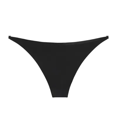 Calvin Klein Minimalist Thong In Black