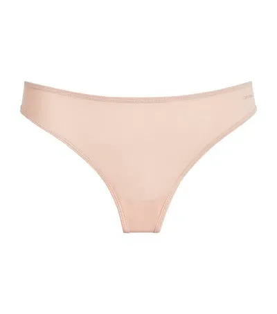 Calvin Klein Nude Thong In Neutral