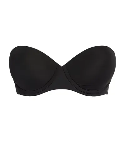 Calvin Klein Push-up Strapless Bra In Black