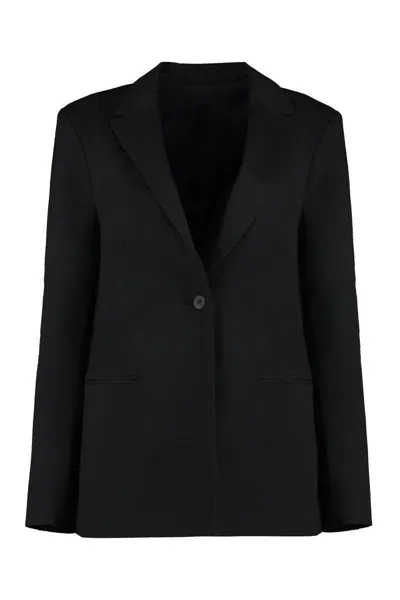 Calvin Klein Single-breasted Jacket In Black