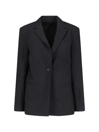 Calvin Klein Single-breasted Jacket In Black