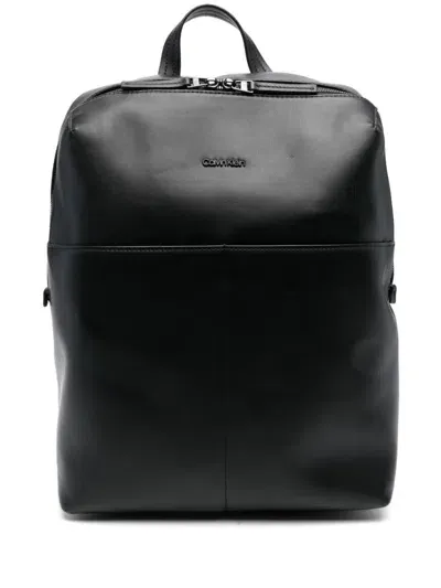 Calvin Klein Square Backpack In Black