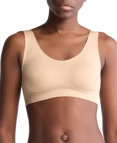 Calvin Klein Women's Invisibles Unlined Bralette Qf7338 In Bare