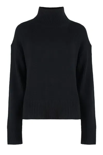 Calvin Klein Wool And Cashmere Sweater In Black