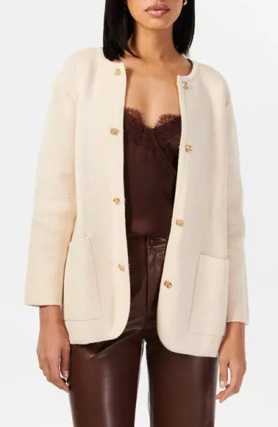 Cami Nyc Allen Cotton & Cashmere Cardigan In Oat