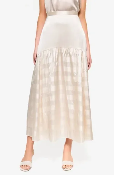 Cami Nyc Roxana Silk Skirt In Oat