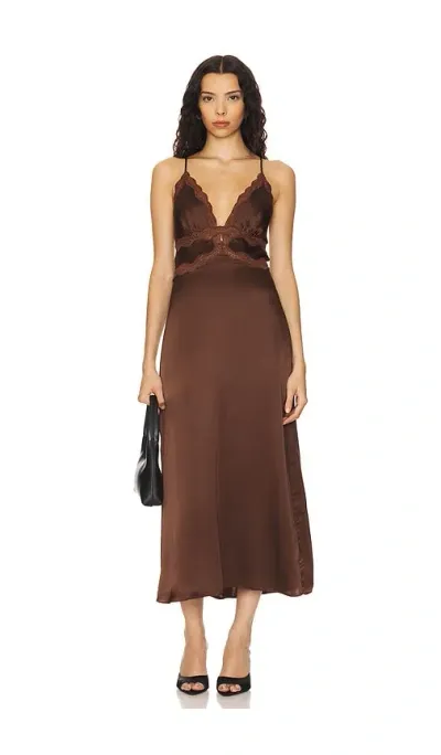 Cami Nyc Roya Dress In Brown