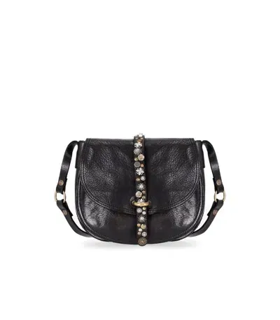 Campomaggi Cefalù Black Crossbody Bag