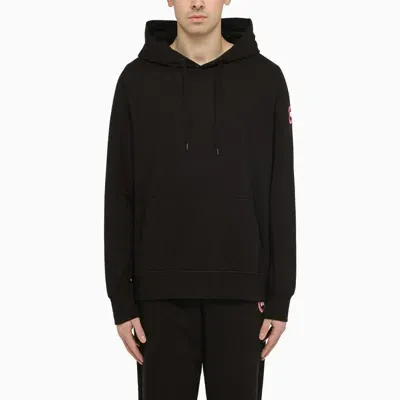 Canada Goose Black Cotton Hoodie In Brown