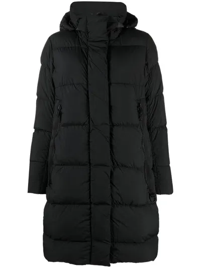 Canada Goose Byward Midi Down Jacket In Black