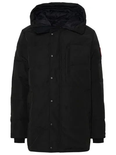 Canada Goose Carson Black Cotton Blend Parka