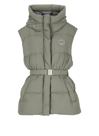 Canada Goose Rayla Down-filled Gilet In Green