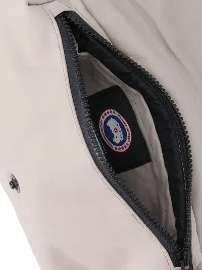 Canada Goose Logo Mini Fanny Pack In Grigio