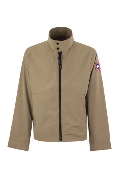 Canada Goose Jacket With Logo In Brown