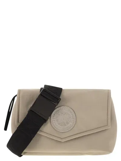 Canada Goose Mini Pouch With Logo In Neutral