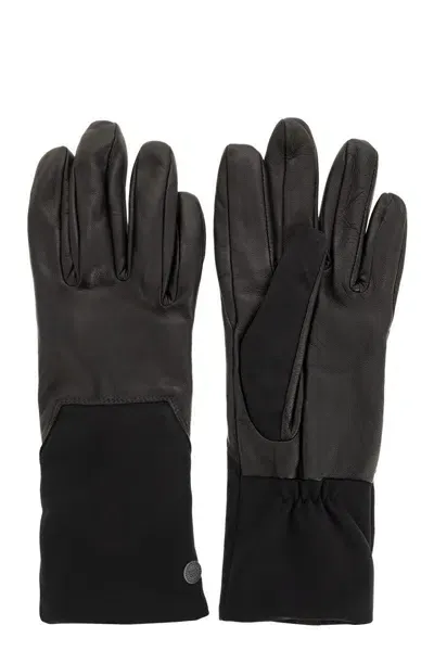 Canada Goose Mixed Media - Leather Gloves In Black