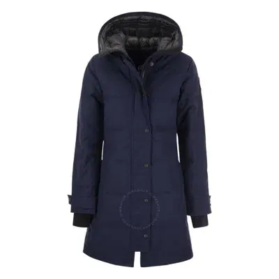 Canada Goose Shelburne Regeneration Parka In Blue