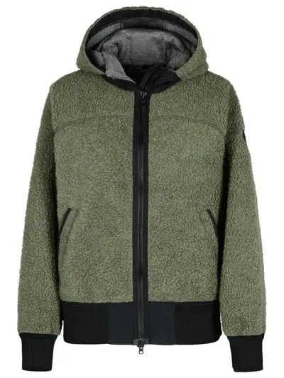 Canada Goose Simcoe Green Wool Blend Fleece