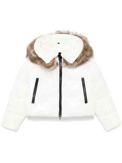 Canadian Club Glenora Puffer Jacket In White