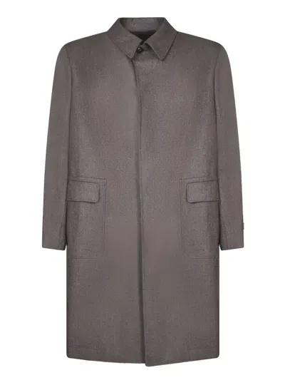 Canali Coats In Grey