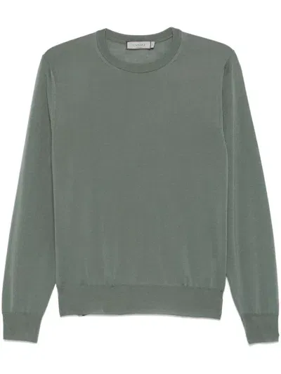 Canali Merino Sweater In Green