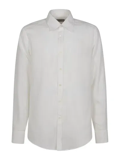 Canali Slim In White